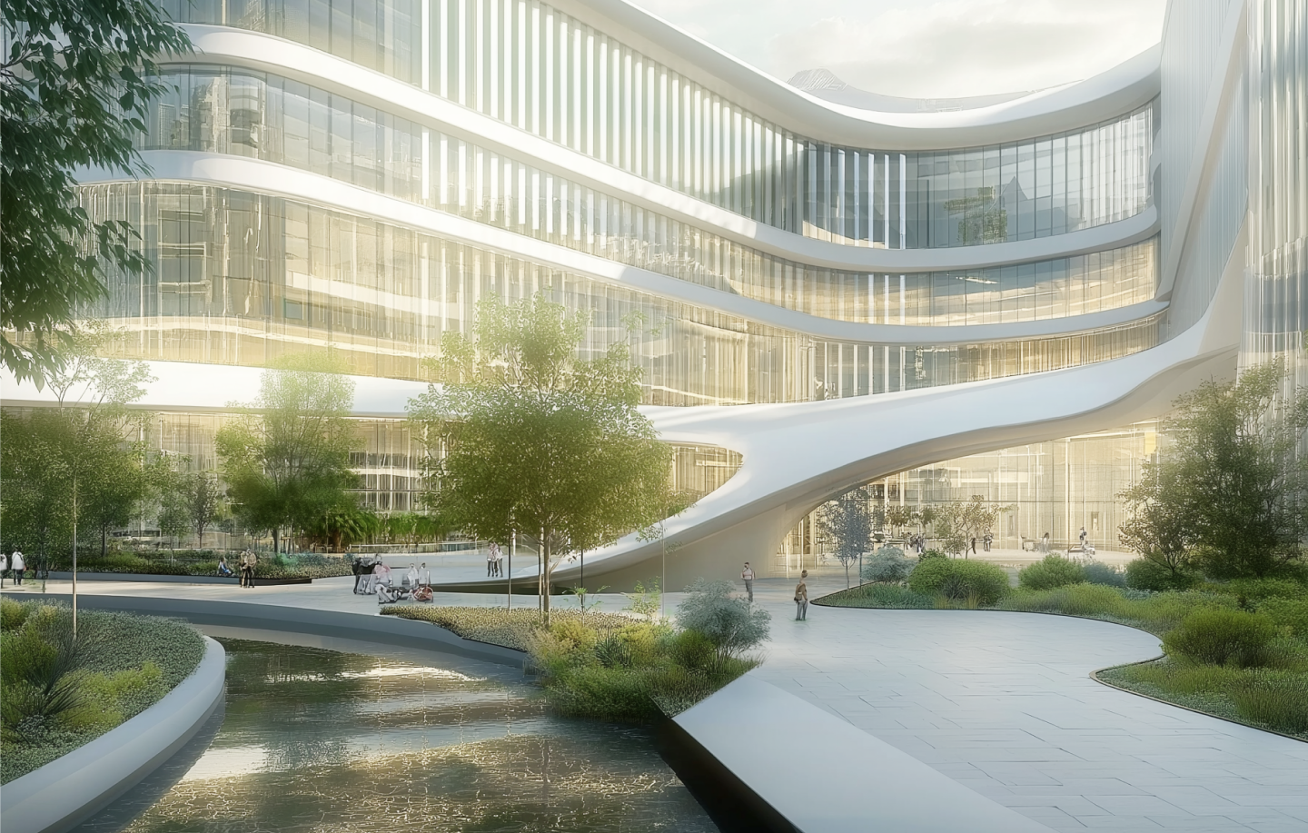 Évolution Santé envions beautiful hospital places.