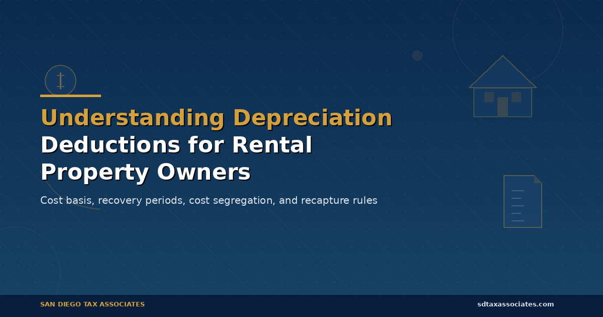 Understanding Depreciation Deductions for Rental Property Owners