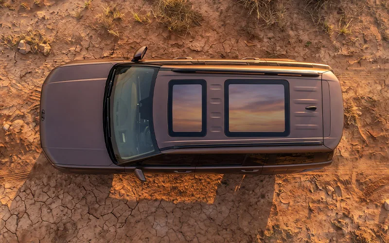Doble sunroof de la Hyundai Santa Fe
