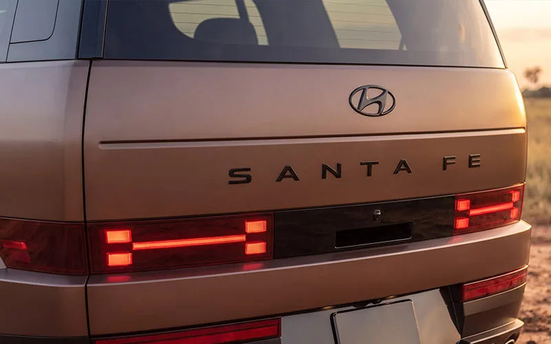 Luz trasera antiniebla de la Hyundai Santa Fe