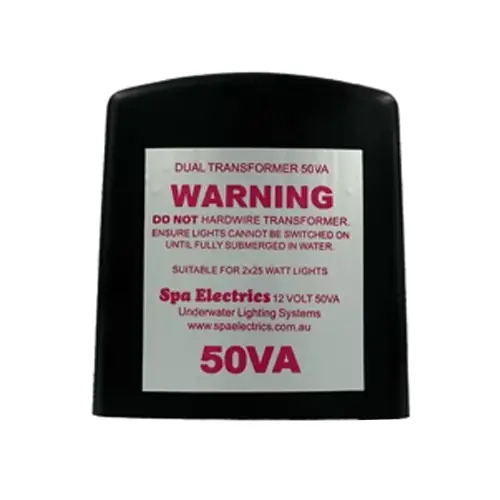 Spa Electrics Dual LED Light Transformer 12 Volt 50 Amp