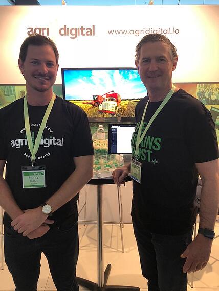 Bob McKay and Henry McKay representing AgriDigital at the Australian Grains Industry Conference