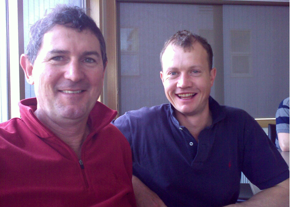 Image of Bob McKay and Ben Reid when they were at Agfarm, prior to AgriDigital