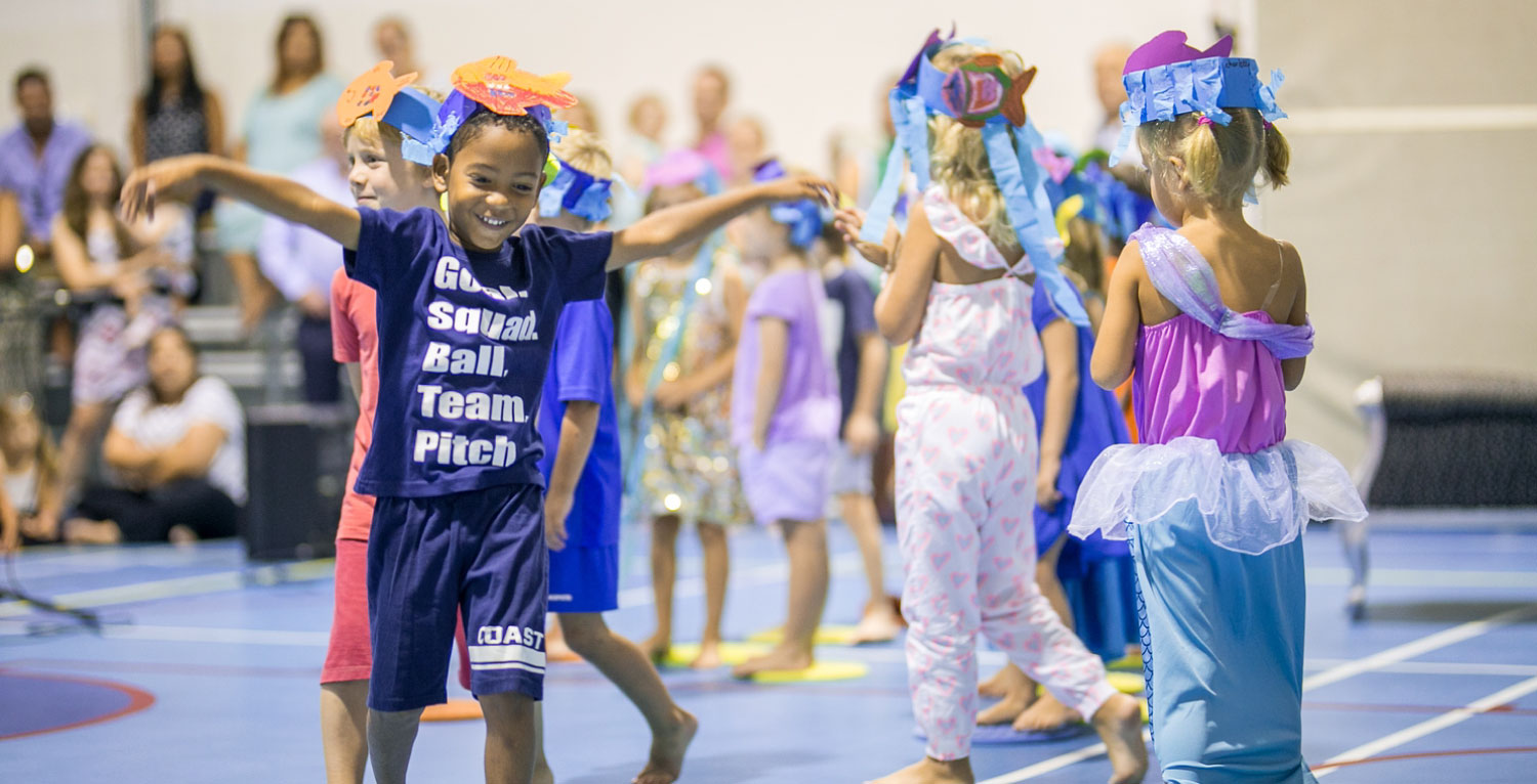 international primary school kids playing