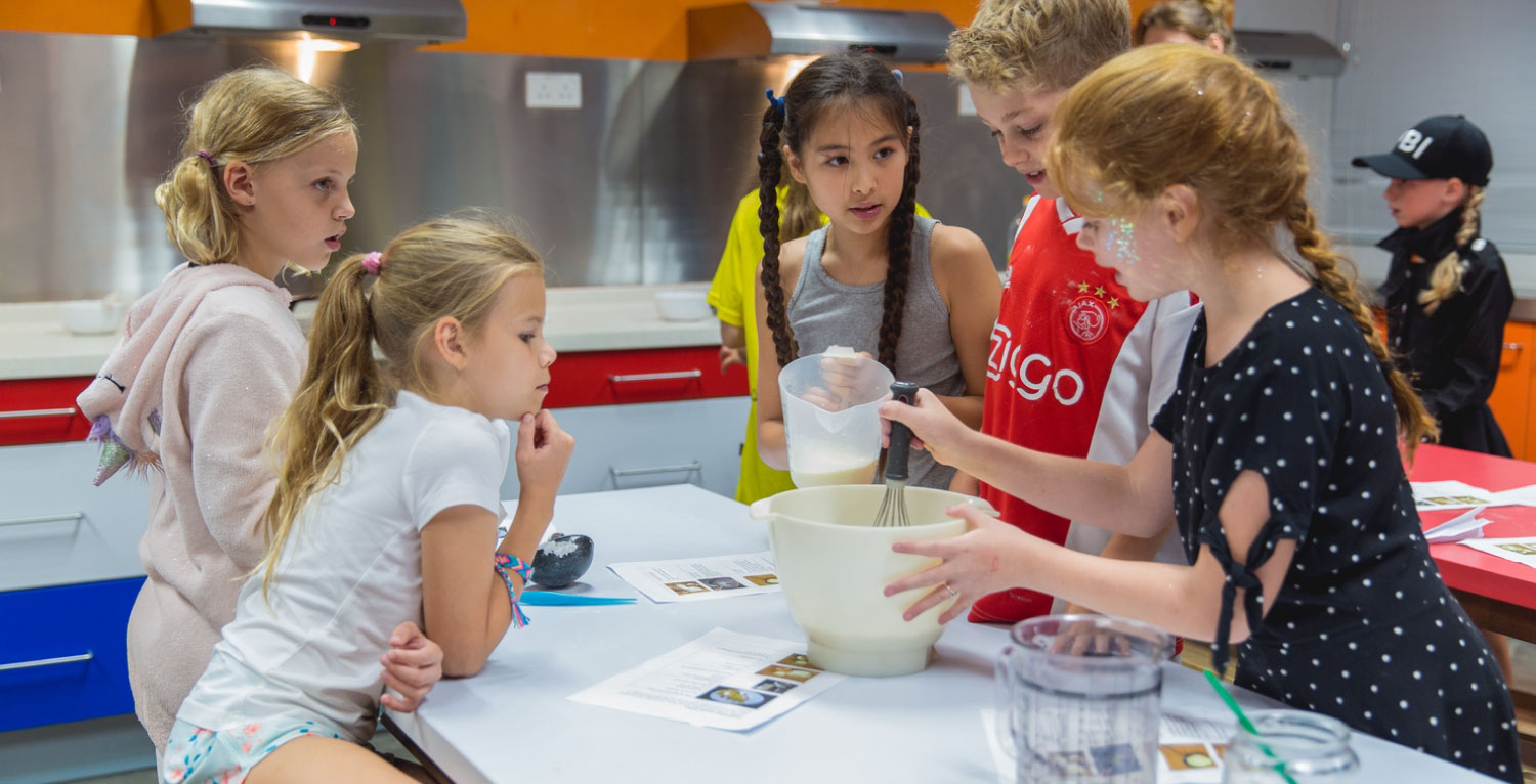 international primary school kids playing