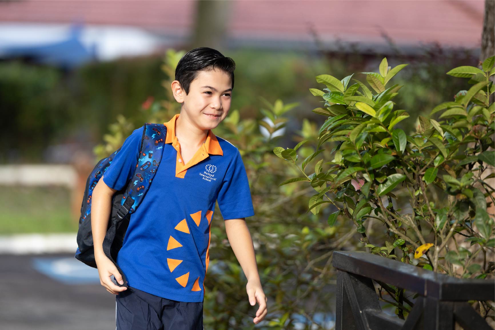 international primary school kids playing