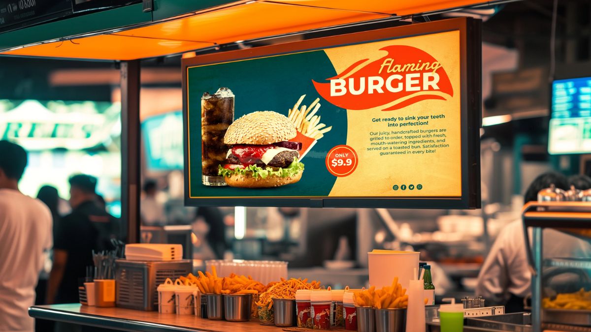 5 cách tận dụng sức mạnh TV Signage cho ngành nhà hàng
