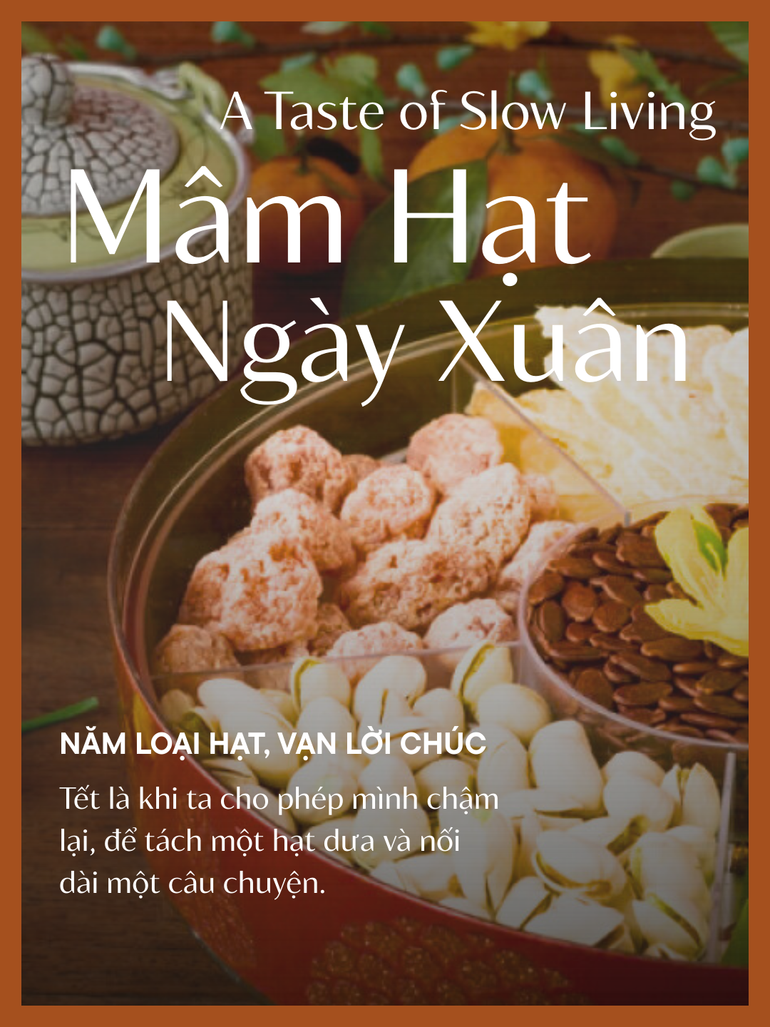 Mâm Hạt Tết