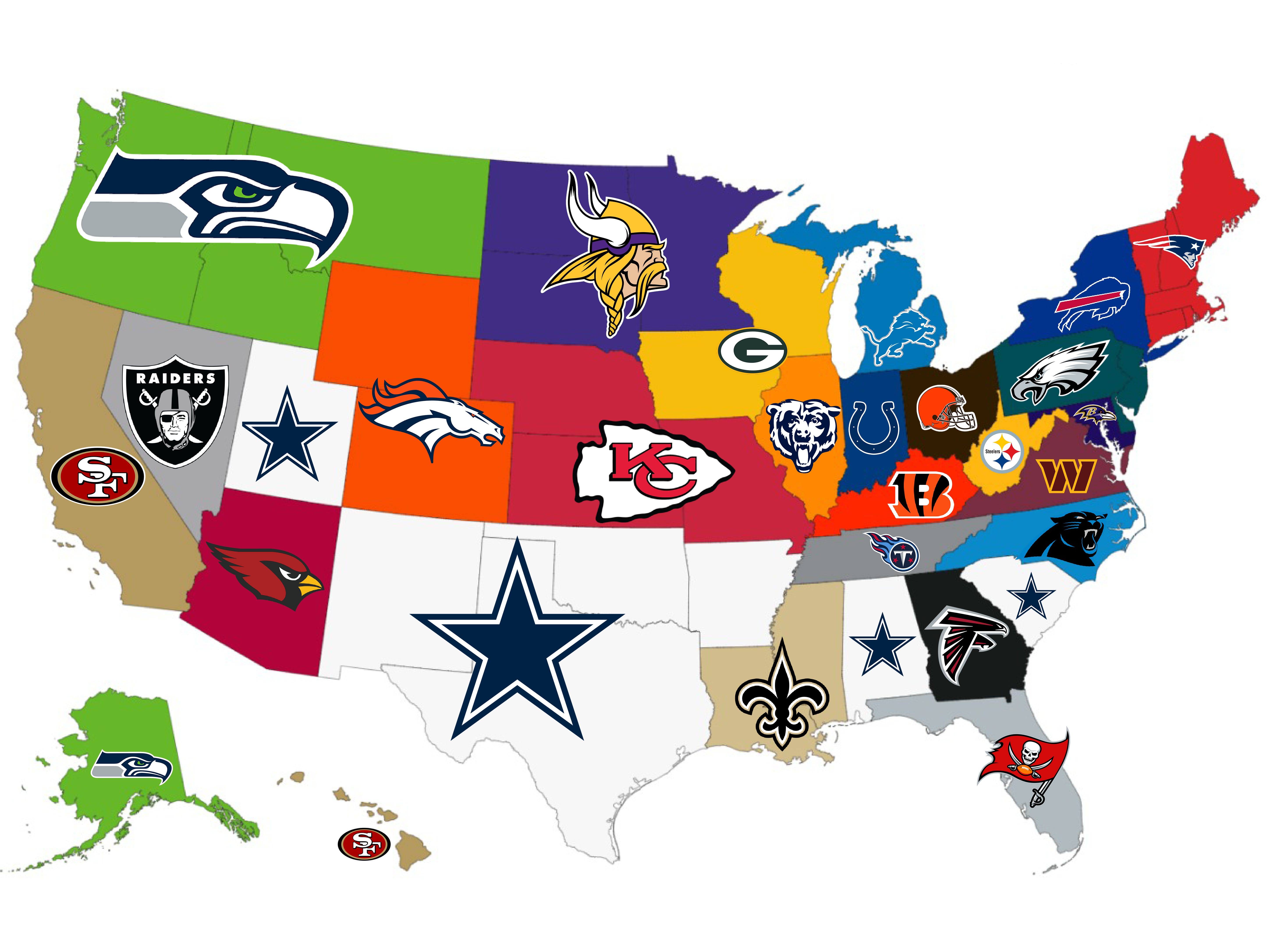 Who are the most popular NFL teams? Cowboys lead US in search hits