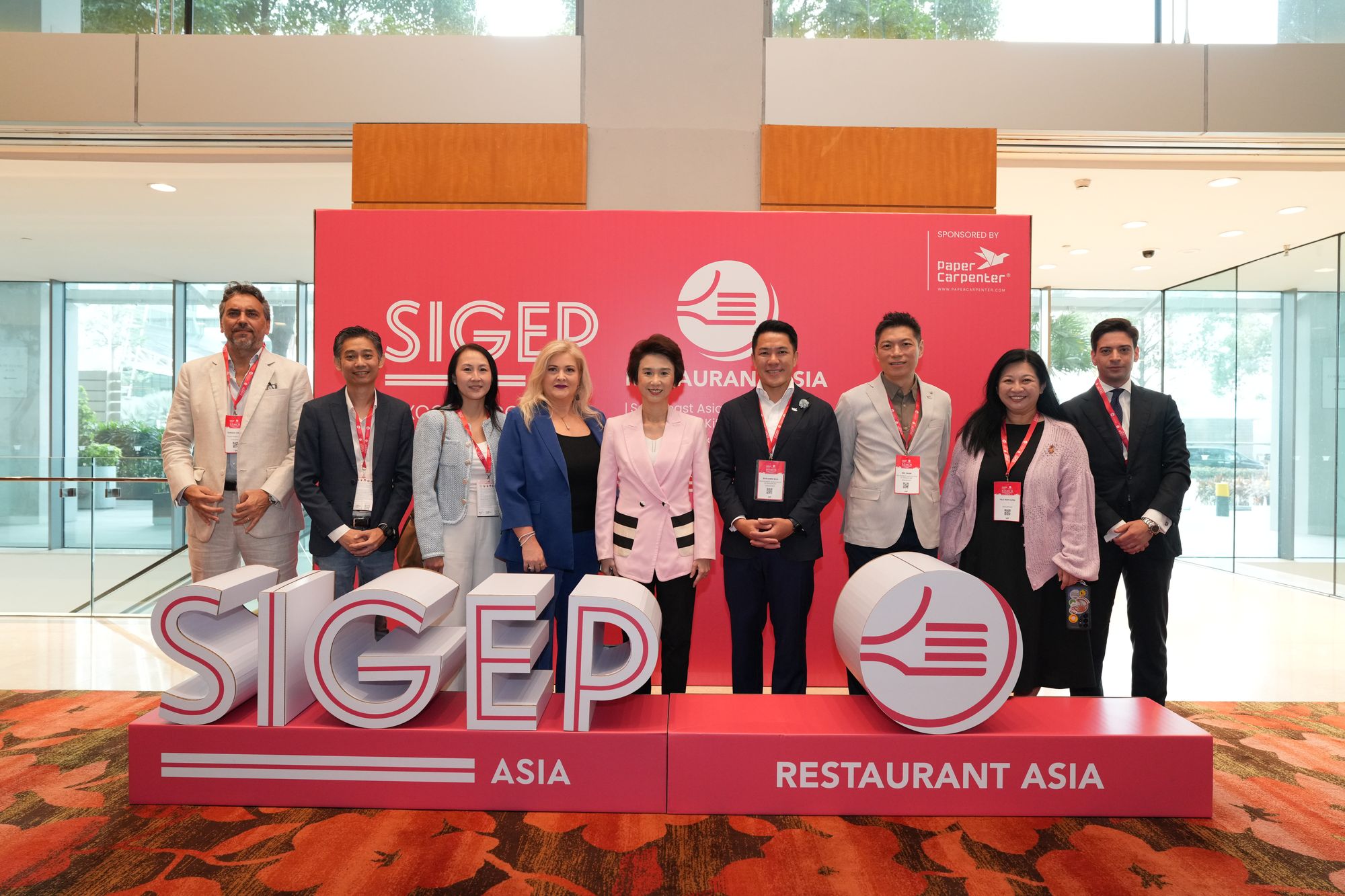 The opening ceremony stage at Restaurant Asia 2026