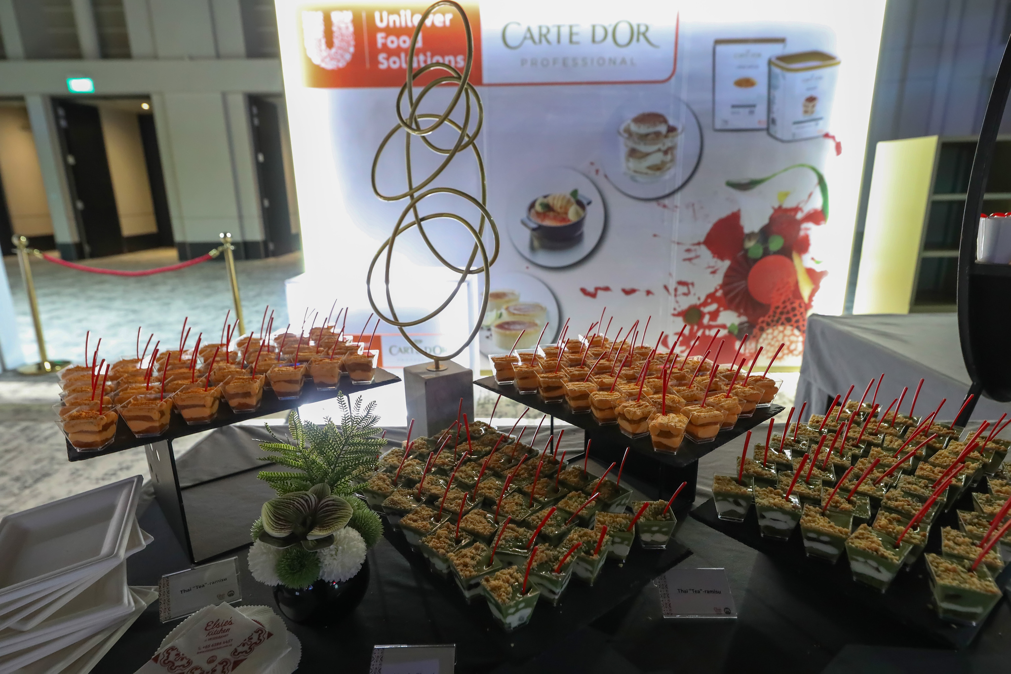 Carte D'Or desserts at the Unilever Food Solutions booth