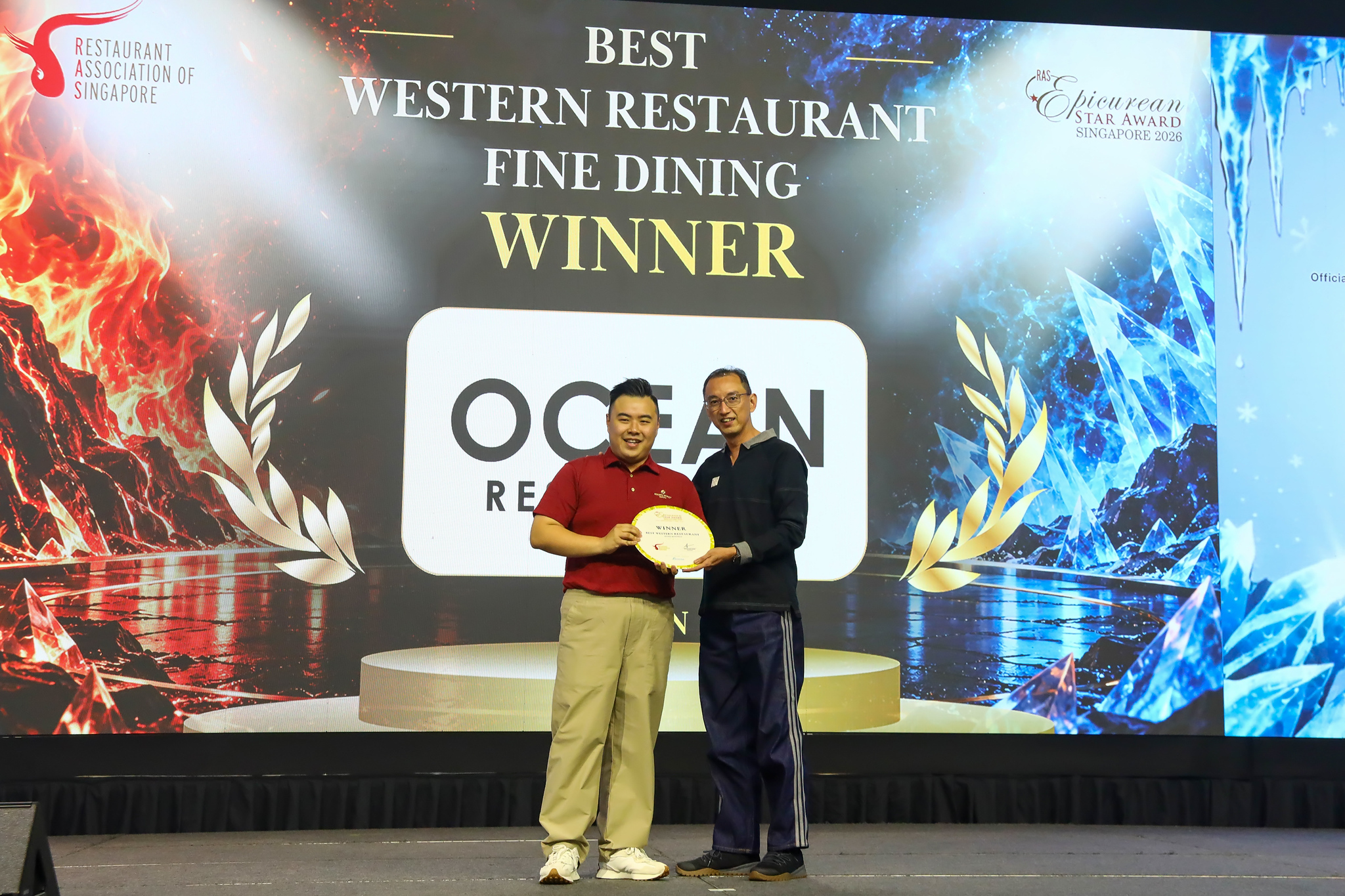 Ocean wins Best Western Restaurant (Fine Dining)