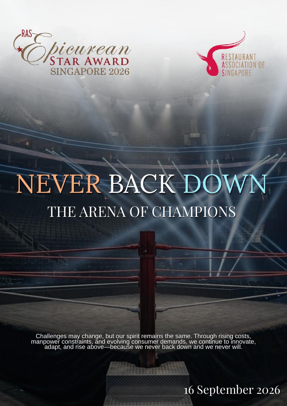 Cover of the Epicurean Star Award e-booklet