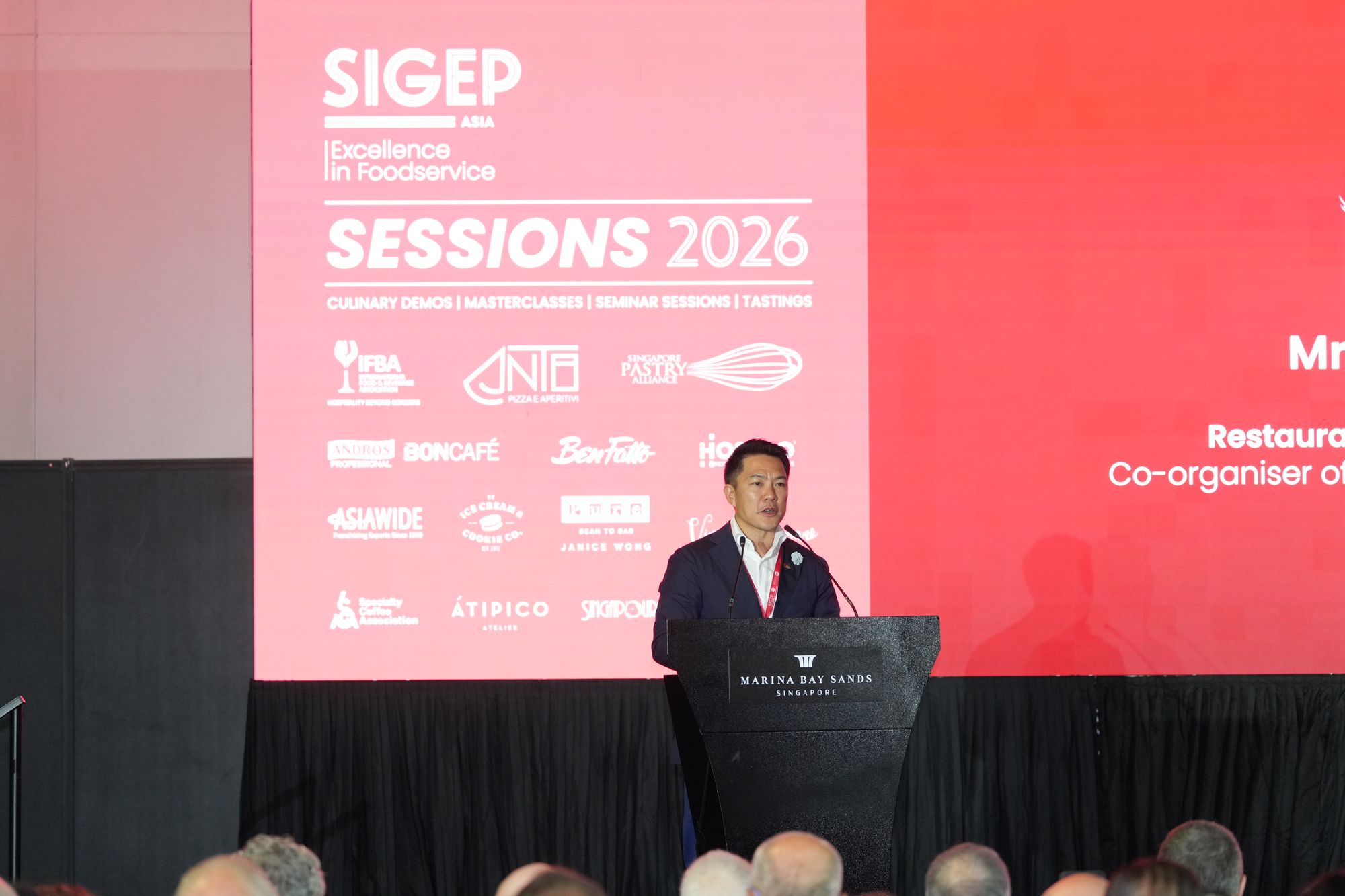 Welcome remarks on the Main Stage at the opening ceremony