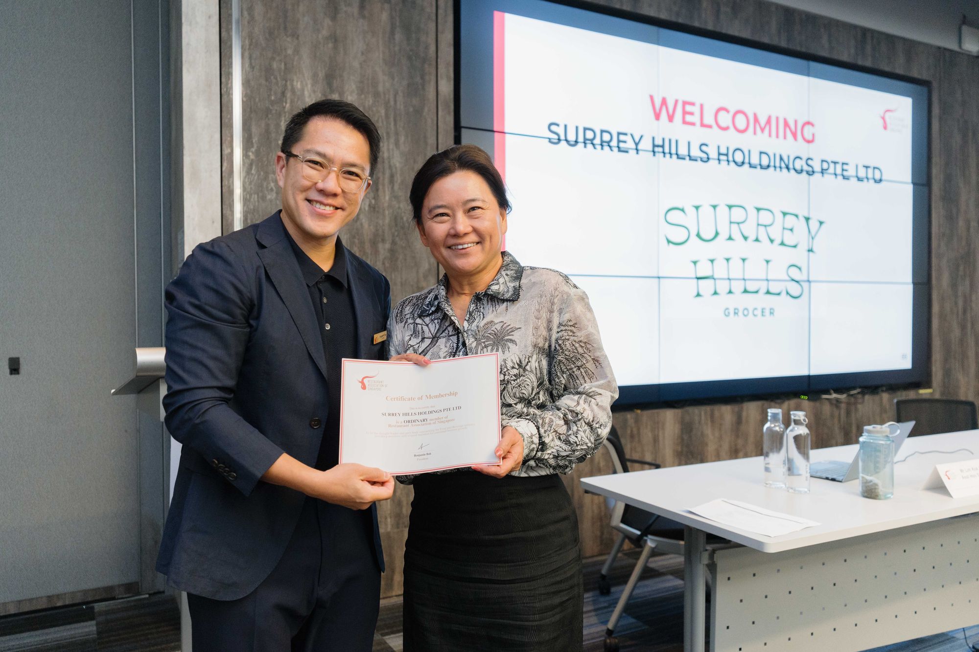 Surrey Hills Holdings is welcomed as a new member