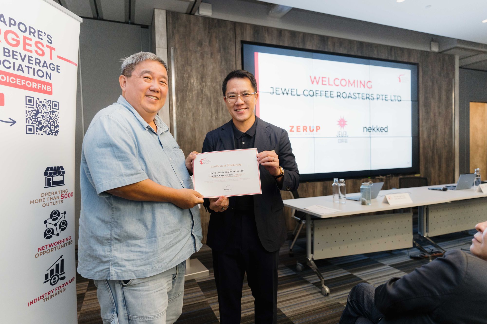 Jewel Coffee Roasters is welcomed as a new member