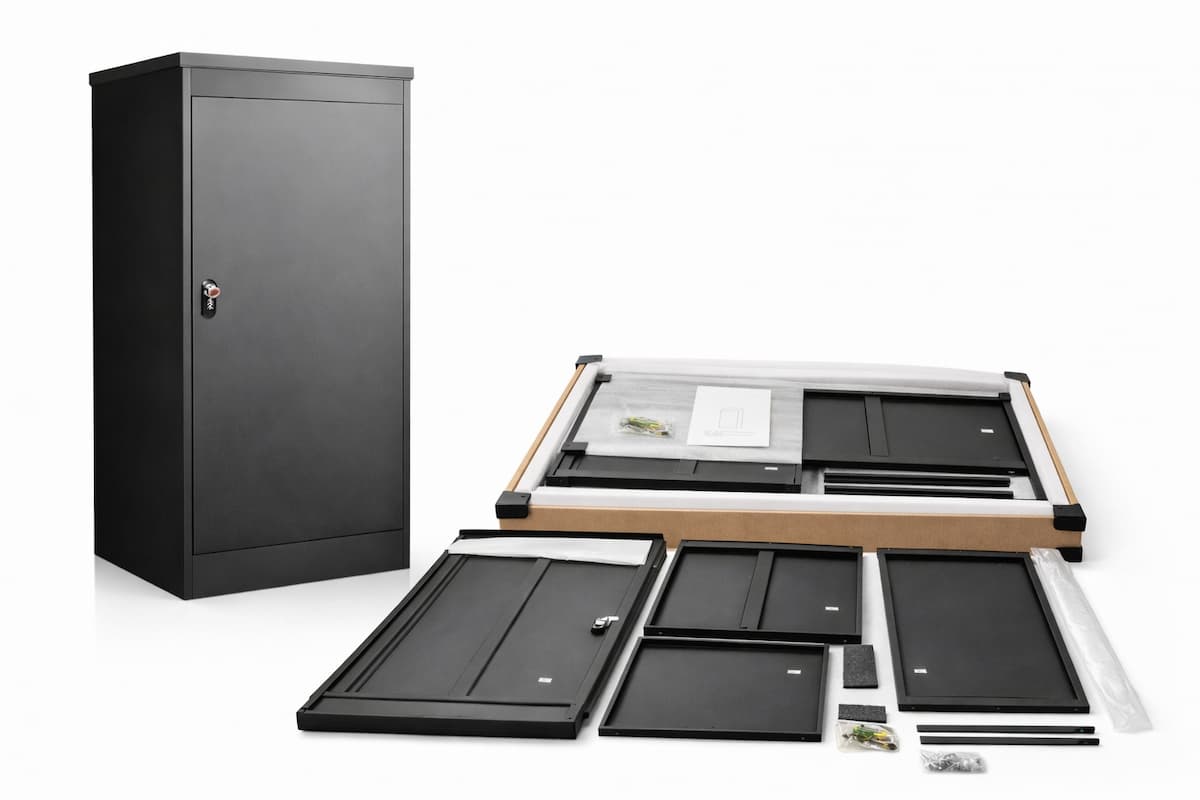 Knock-down structure and packaging optimization designed for efficient shipping and assembly