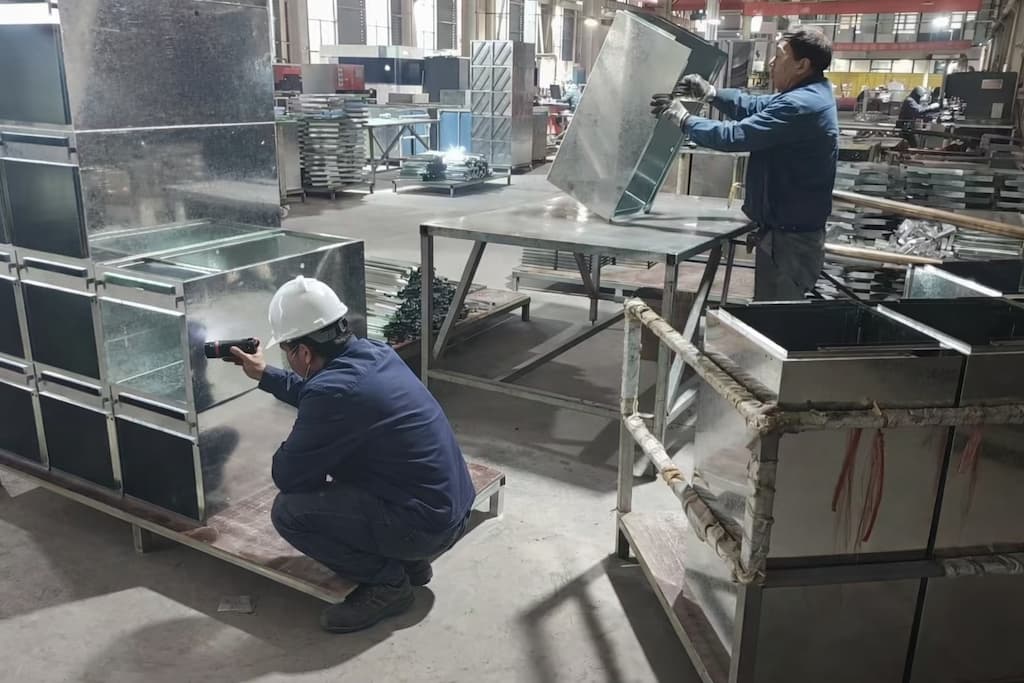 structure and weld inspection during OEM sample development
