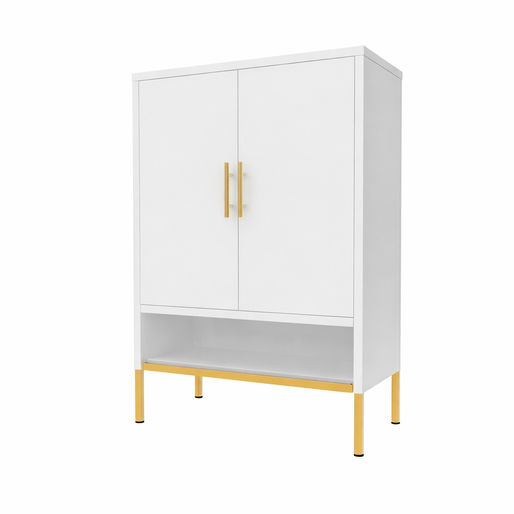 freestanding metal shoe cabinet for residential interiors