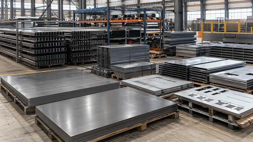 Material preparation for steel parcel delivery box manufacturing