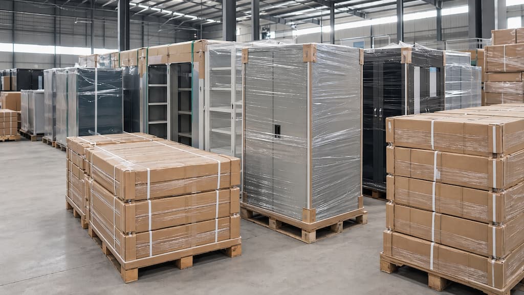 OEM packaging and delivery support for metal storage products