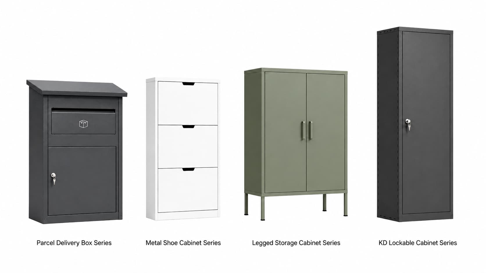OEM metal cabinet manufacturer with parcel delivery box product line