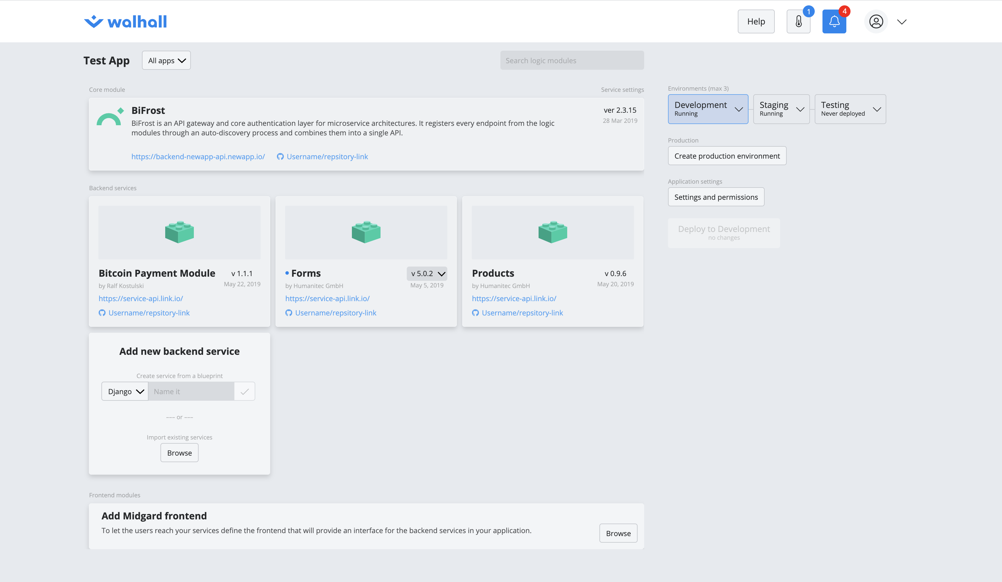Improved prototype for the Walhal version