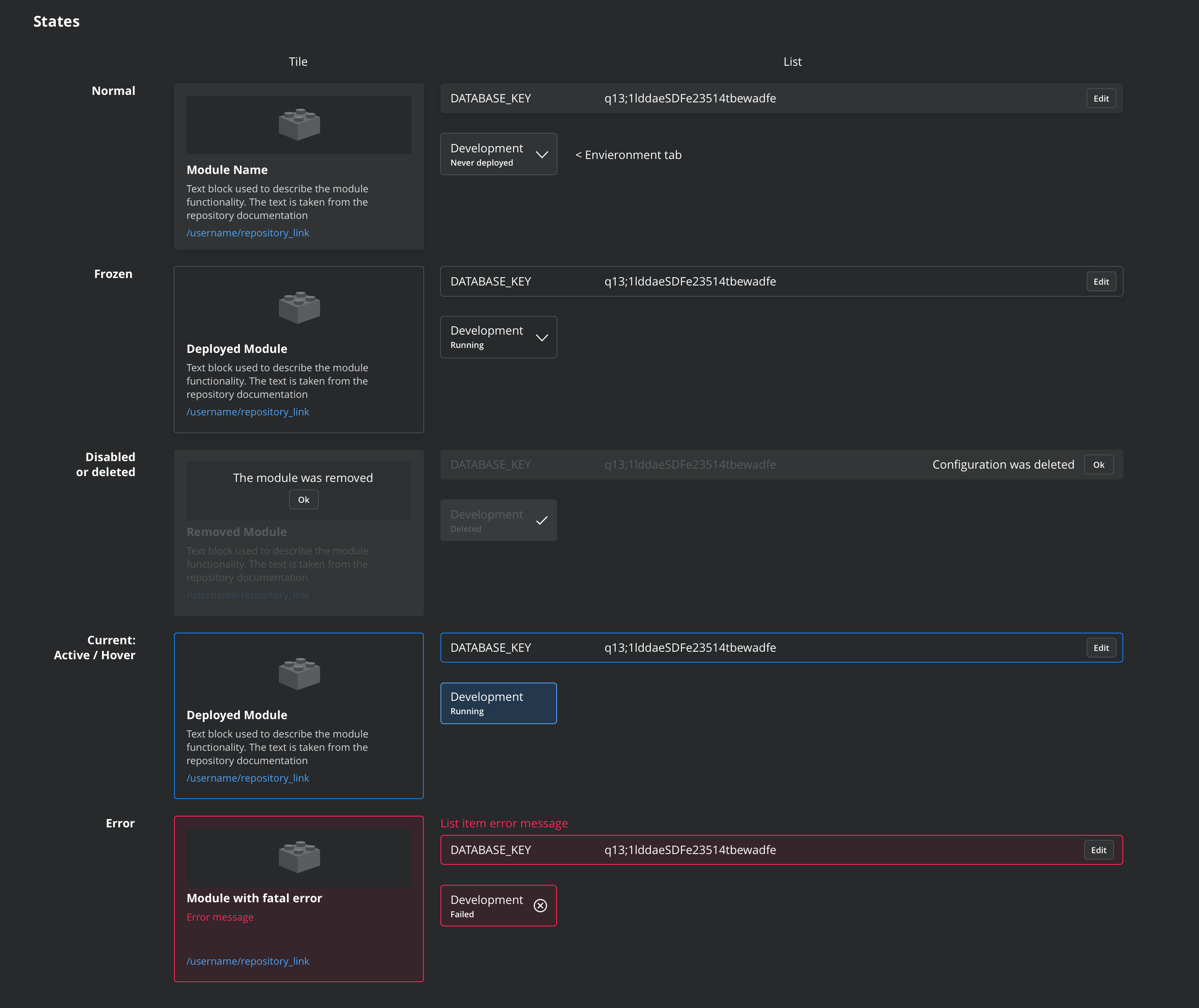 Humanitec workloads states