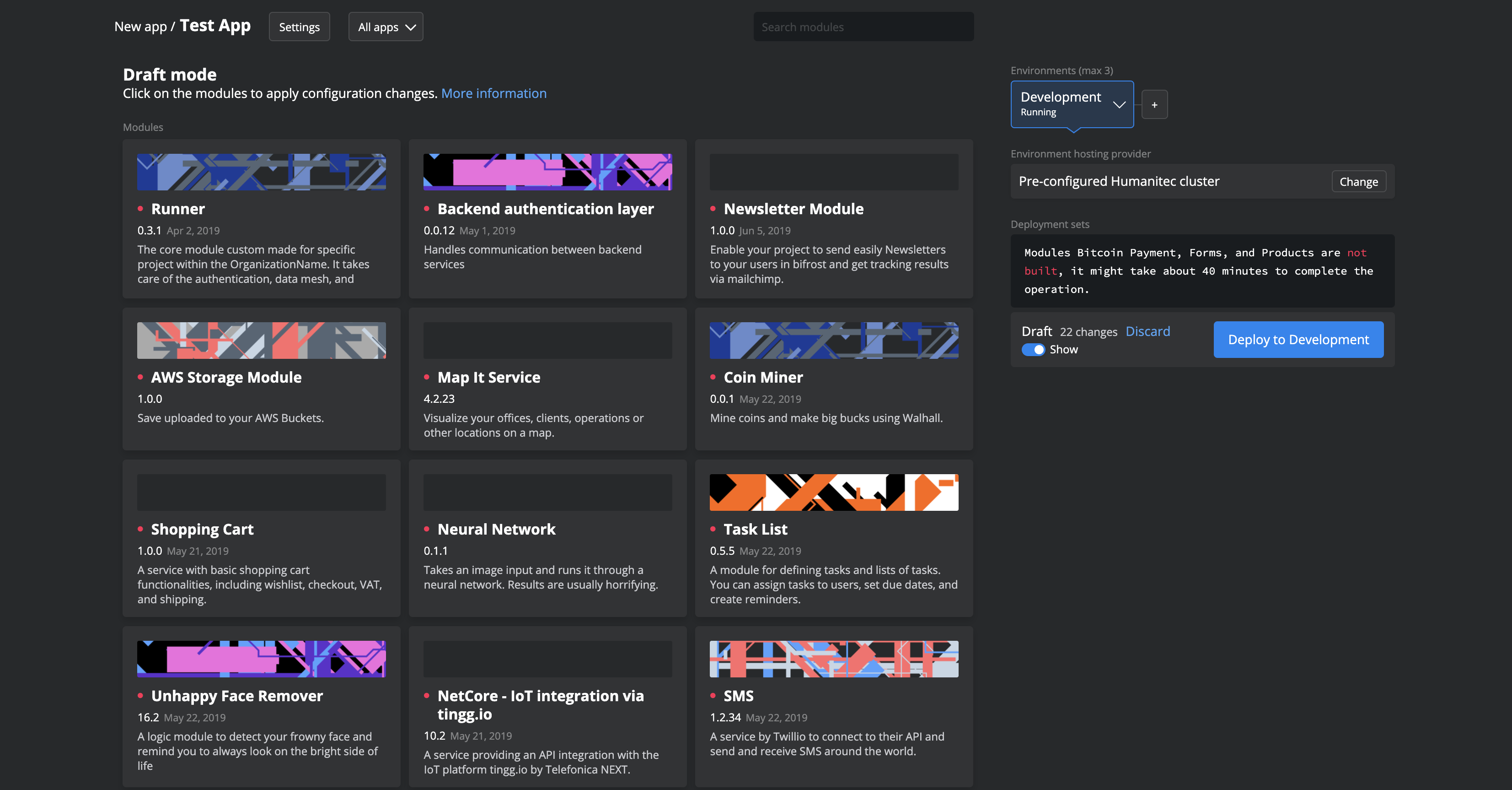 Rebalancing focus: showing the problem with module graphics