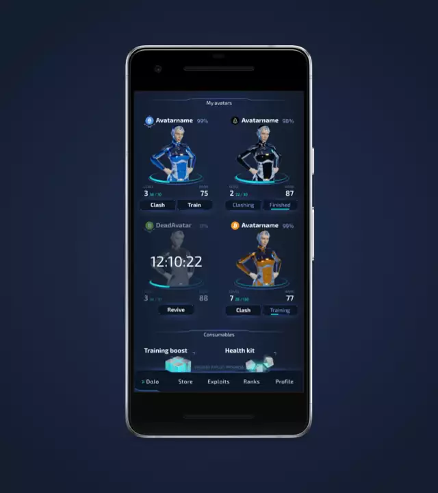 Chain Clash crypto clans game