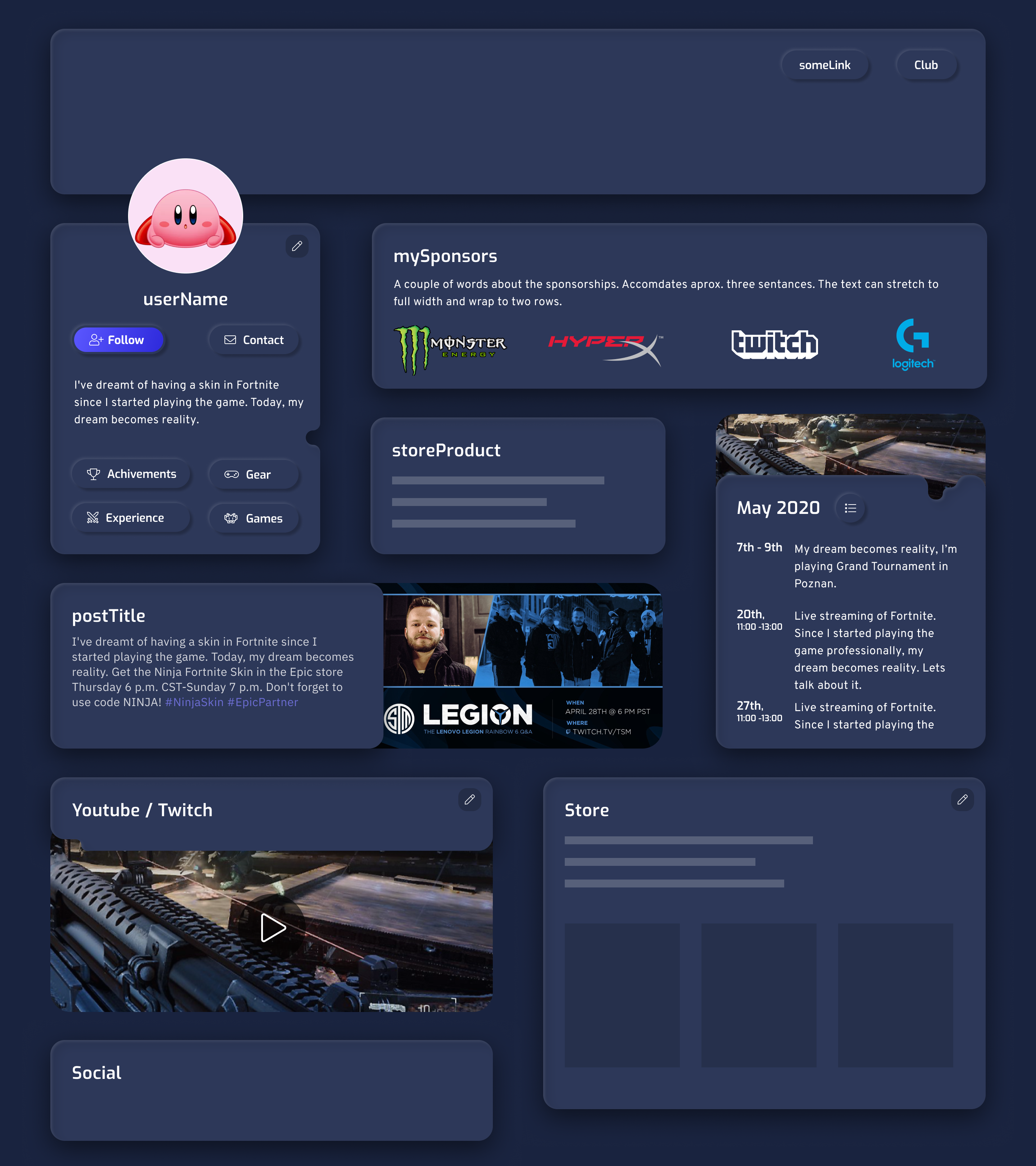 Layout and details exploration