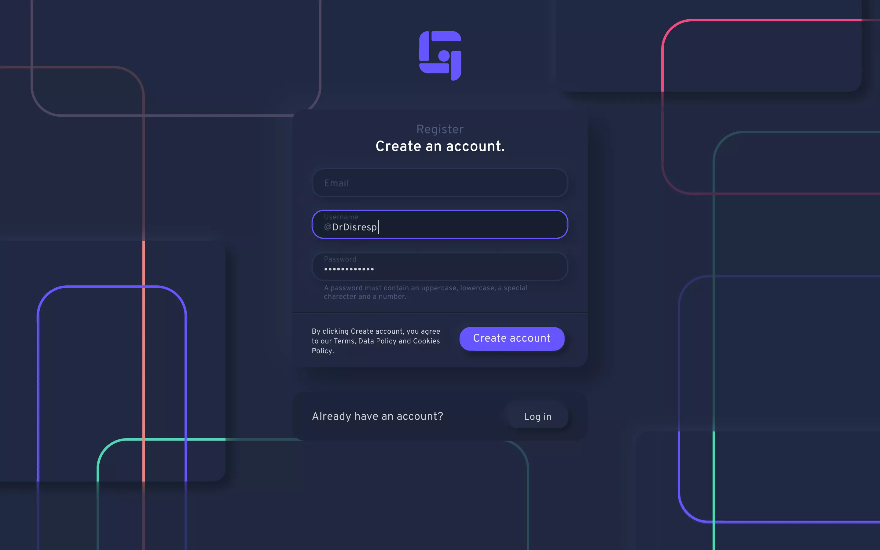 Gamer One login screen