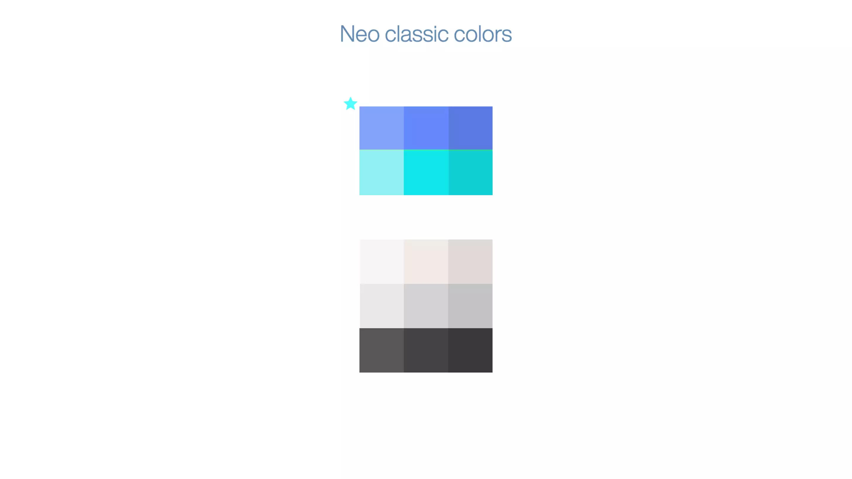 Neo Classic prefered color scheme
