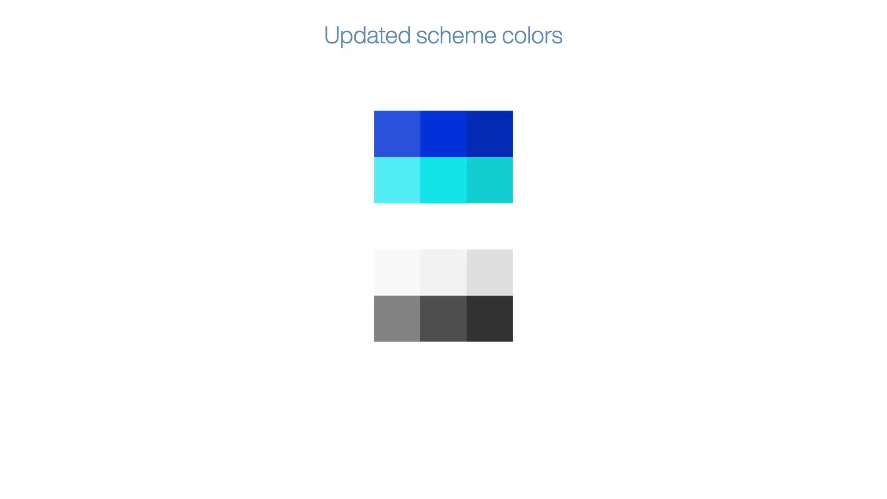 Refined interface color scheme for Arbour platform