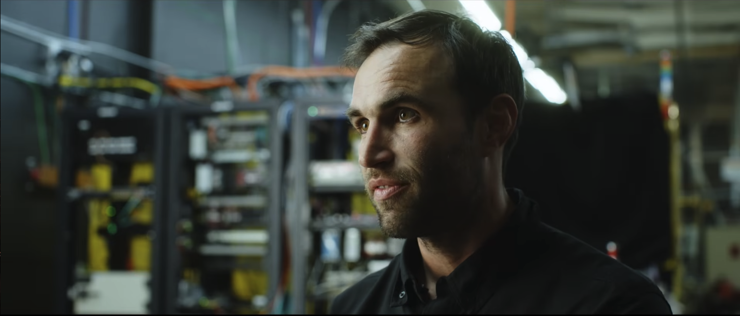 A founder being interviewed on his own factory floor.