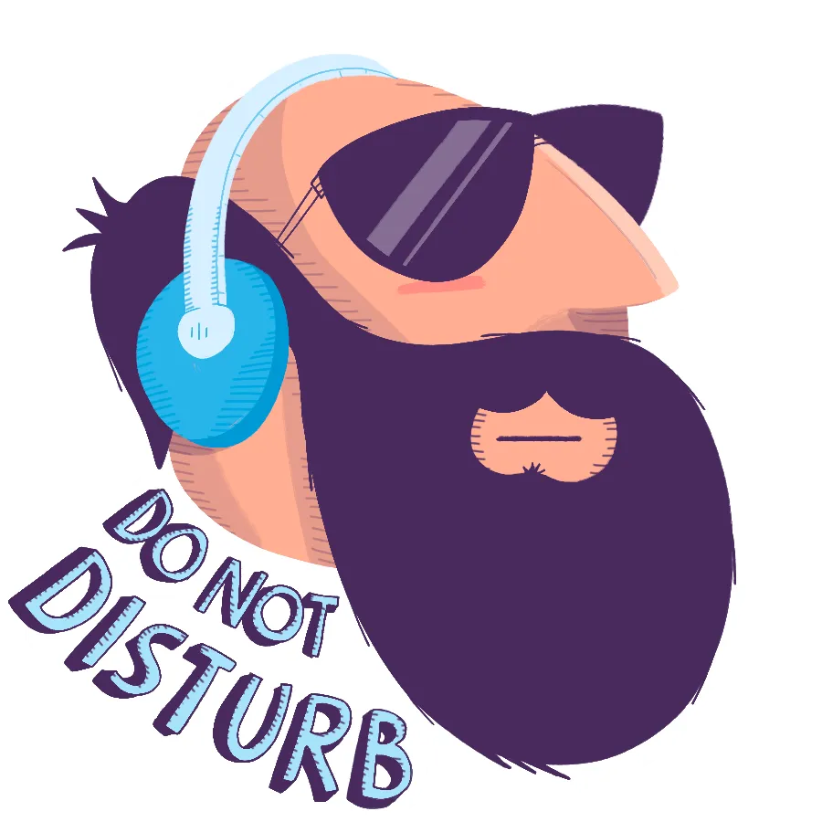 Do not disturb illustration