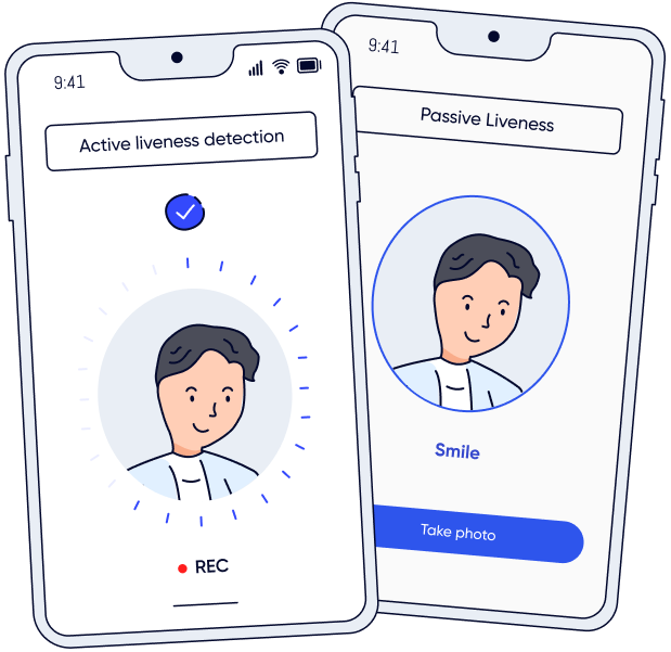 Liveness active and passive eIDas 2.0 compliant