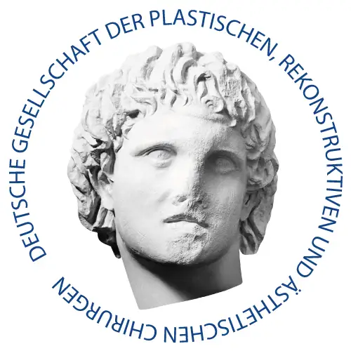 Logo der Deutschen Gesellschaft der Plastischen, Rekonstruktiven und Ästhetischen Chirurgen (DGPRÄC).