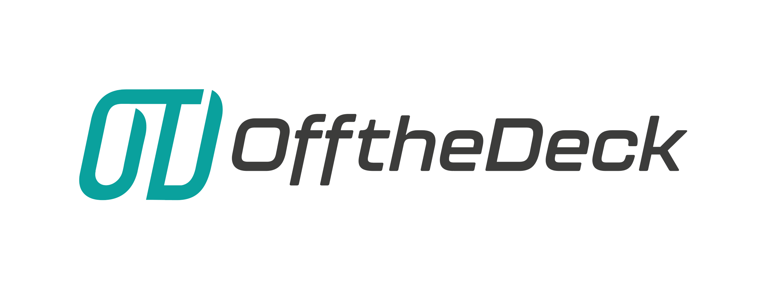OfftheDeck logo with stylized teal letters OTD followed by black text reading off the Deck.