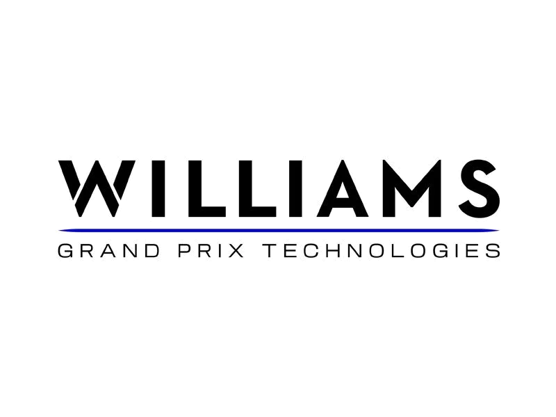 Williams Grand Prix Technologies logo with a blue line under the word Williams and the text Grand Prix Technologies below it.