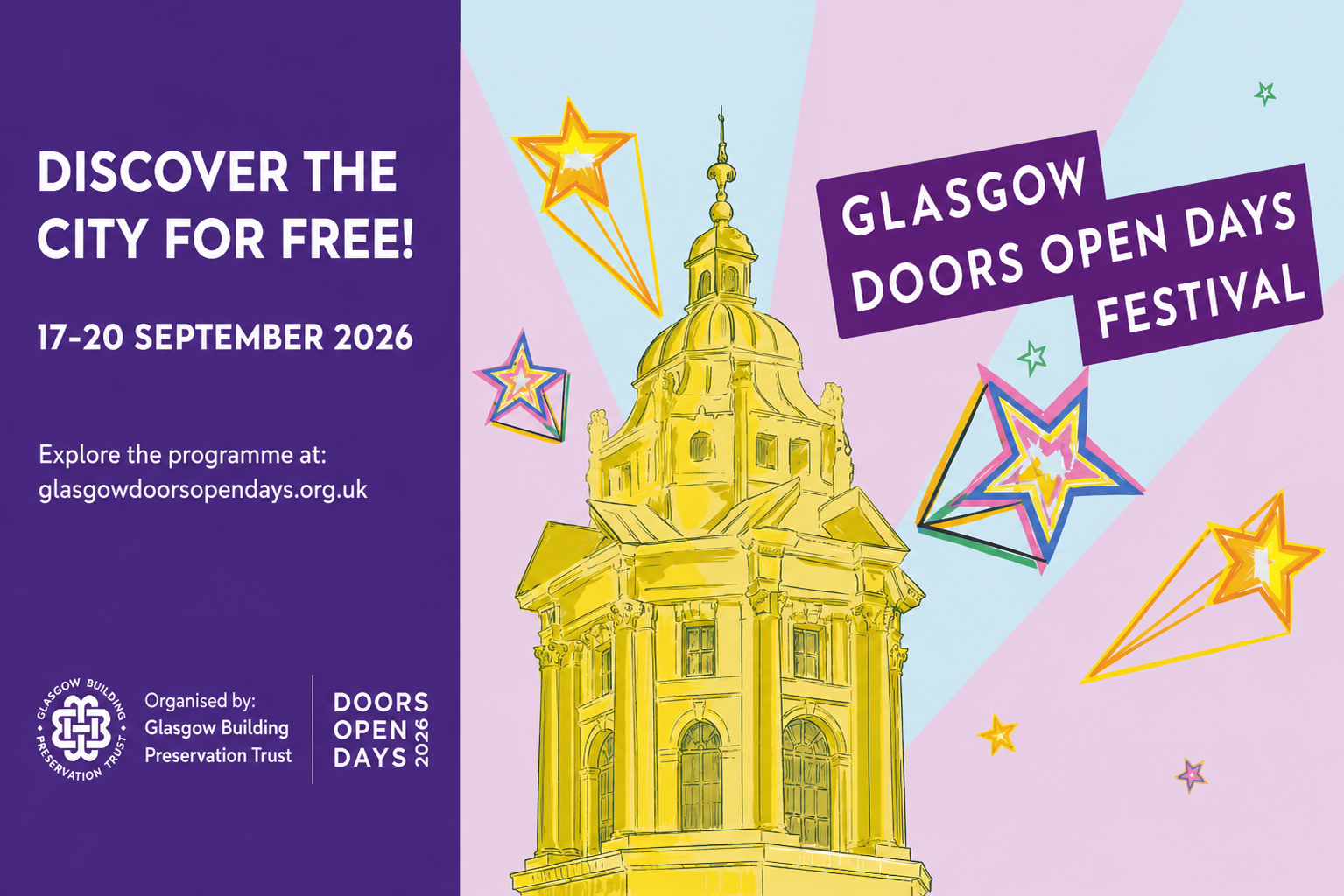 Glasgow Doors Open Day - Sunday 20th September