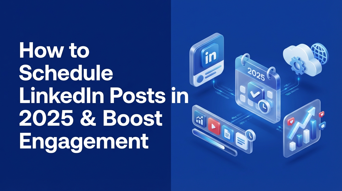 How to Schedule LinkedIn Posts in 2025 & Boost Engagement