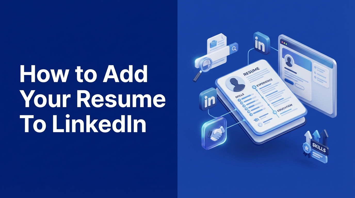 How to Add Your Resume To LinkedIn