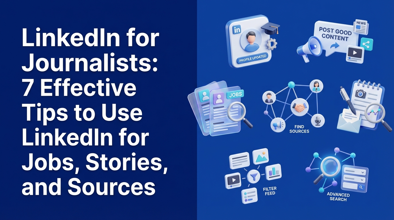 LinkedIn for Journalists: 7 Effective Tips to Use LinkedIn for Jobs, Stories, and Sources