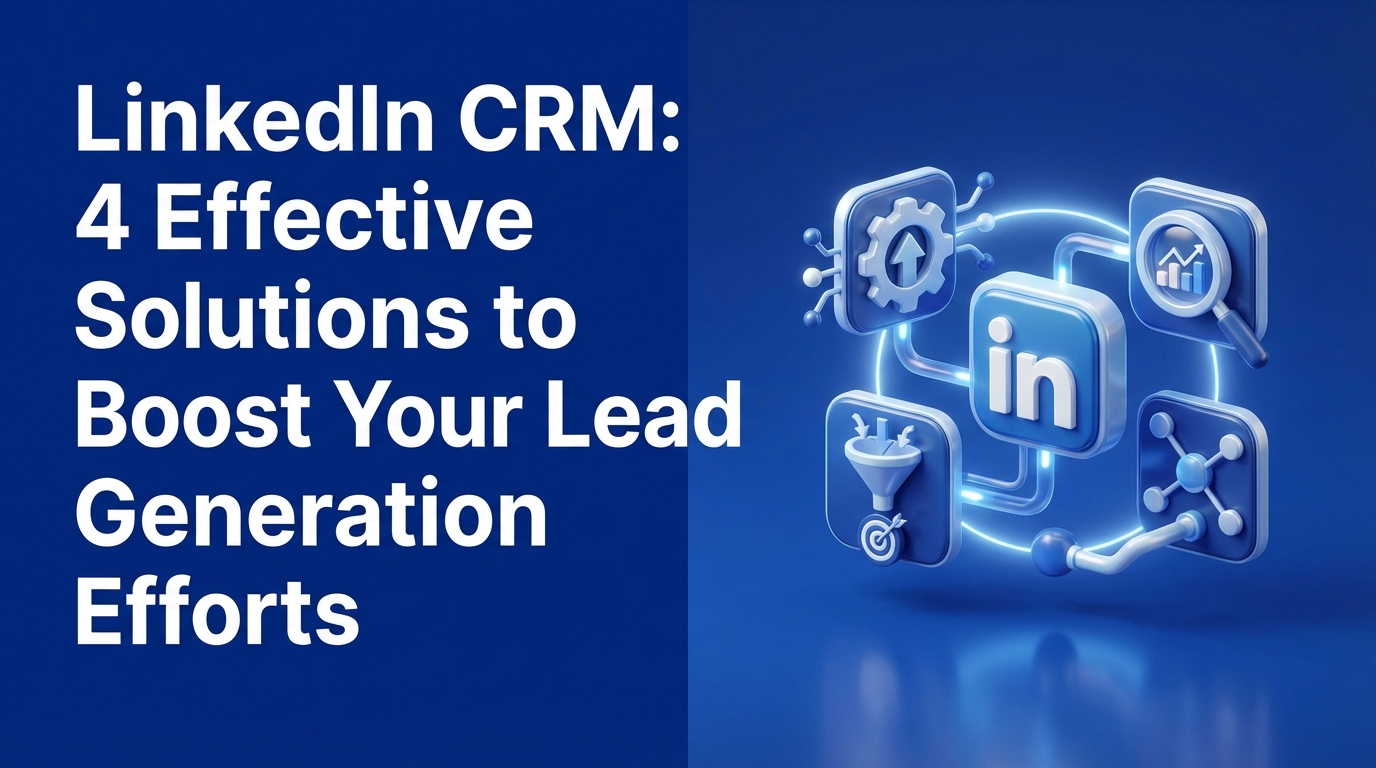 LinkedIn CRM: 4 Effective Solutions to Boost Your Lead Generation Efforts