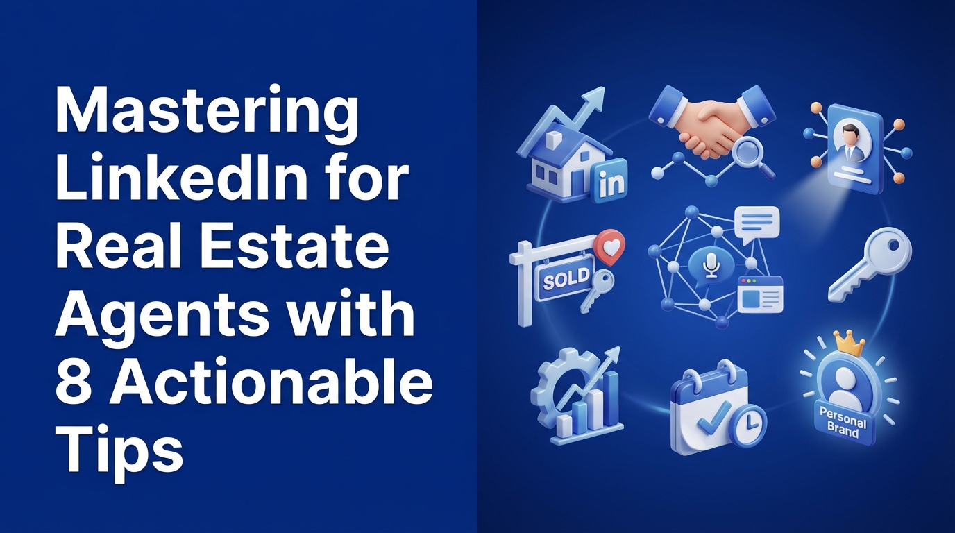 Mastering LinkedIn for Real Estate Agents with 8 Actionable Tips