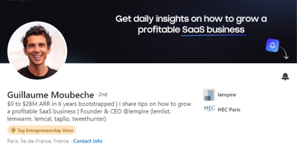 Linkedin profile picture