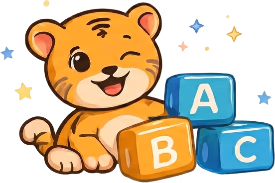 cat playing with alphabets