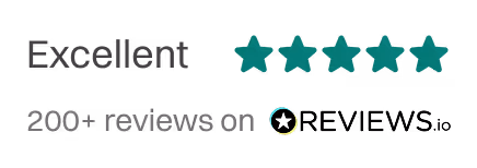 Excellent from 200+ reviews on Reviews.io