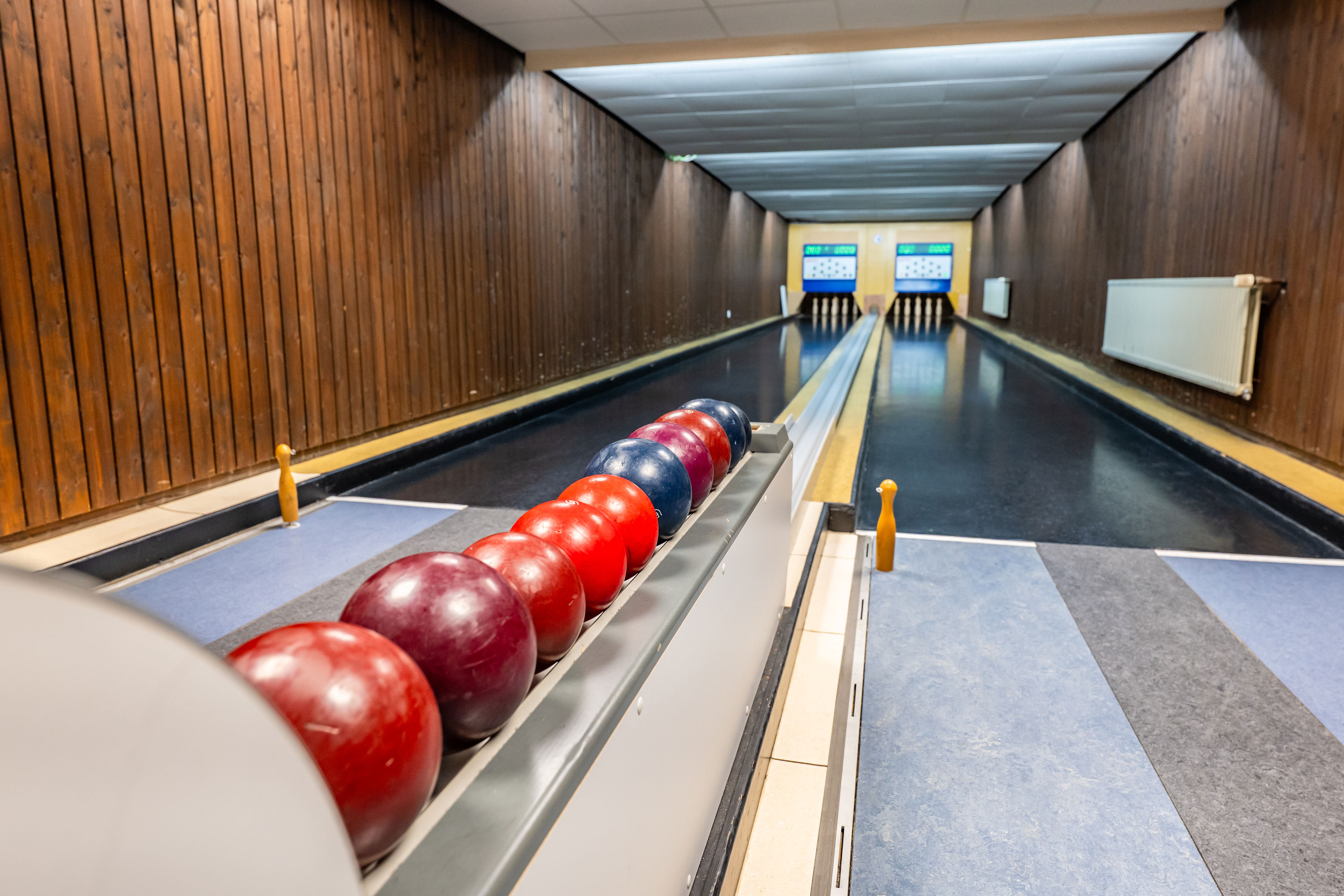 Kegelbahn der Sportschule Frankfurt